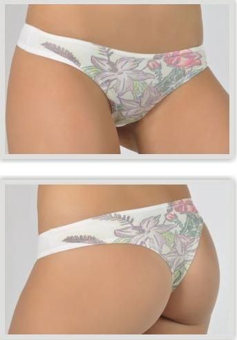 Tanga Microfibra Floral